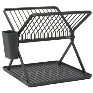 Сушарка для посуду Brabantia Foldable Dish Rack Темно-сіра (139406) в Дніпрі