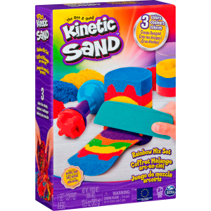 Набор для детского творчества Kinetic Sand Радужный микс 3 цвета 383 г (71474) (7300006628394) надежный