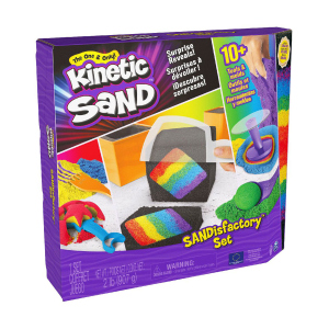 хорошая модель Набор для детского творчества Kinetic Sand Фабрика Sandisfactory 4 цвета 907 г (71603) (7300006634104)