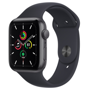 Смарт-часы Apple Watch SE GPS 44mm Space Grey Aluminium Case with Midnight Sport Band (MKQ63UL/A)