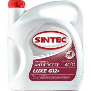 Антифриз Sintec LUX G12+ -40°C 3 кг Червоний (990464)