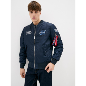 Куртка Airboss MA-1 NASA 2XL Replica Blue (707568225769_A)