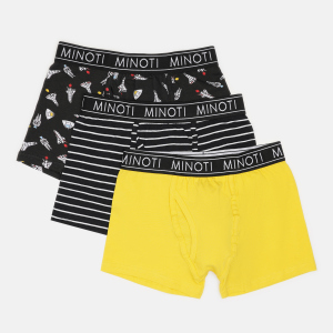 Трусики-шорти Minoti 7B BRIEF 3 35098JNR 104-110 см 3 шт Чорні (5059030615727) краща модель в Дніпрі