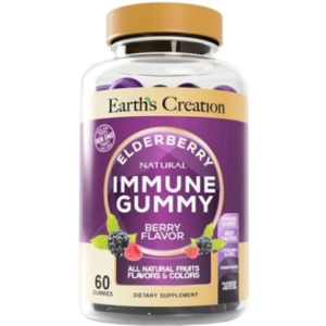 Вітаміни Earths Creation Immune Gummy Elderberry 60 таблеток (608786005198) краща модель в Дніпрі