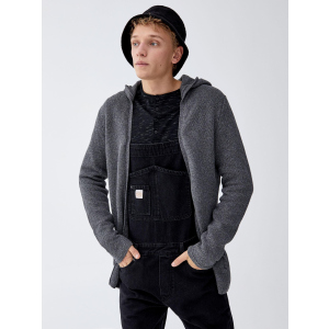 Кардиган Pull & Bear XAZ217038URTG M Сірий (DD8000004572628) ТОП в Дніпрі