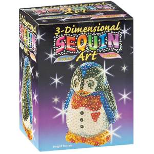 Набір для творчості Sequin Art 3D Penguin 11.5 см (SA0503) краща модель в Дніпрі