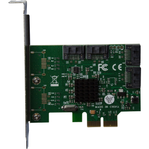 хороша модель Контролер Frime PCI-E x2 RAID SataIII 6Gbps 4 канали, 88SE9230 (ECF-PCIE4sRAID001.LP)