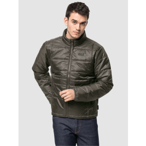 Пуховик синтетический Jack Wolfskin Argon Jacket M 1204883-5066 M Серо-оливковый (4060477922768) лучшая модель в Днепре