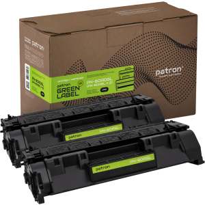 Картридж Patron Green Label HP LJ CF280A для M401/ M425 Dual Pack (2шт) (PN-80ADGL) в Днепре