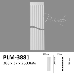 Пілястра 388-2 молдинг PLM-3881 * 388 x 37 x 2600 в Дніпрі