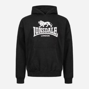 Худі Lonsdale KILNSEY 117206-1500 L Black/White (4251522380453) краща модель в Дніпрі