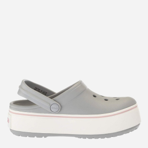 Кроксы Crocs Jibbitz Crocband Platform 205434-04M-M4/W6 36-37 22.1 см Светло-серые (191448247635) надежный