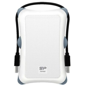 Жорсткий диск Silicon Power Armor A30 1TB SP010TBPHDA30S3W 2.5 USB 3.0 External White ТОП в Дніпрі