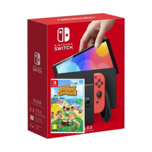 Nintendo Switch (OLED model) Neon Blue-Red + Гра Гра Animal Crossing: New Horizons (російська версія) в Дніпрі