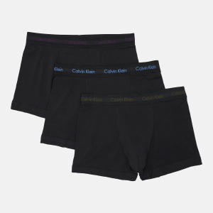 Труси-шорти Calvin Klein Underwear Trunk U2662G-WIC L 3 шт B-Purple/Active Blue/Army Logo (8719854626763) краща модель в Дніпрі