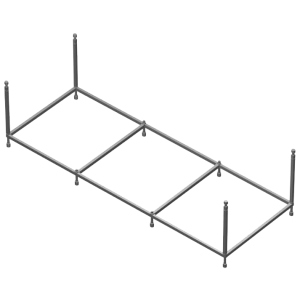 Каркас для ванни AM.PM Spirit 180х80 (W72A-180-080W-R2) краща модель в Дніпрі