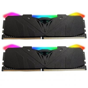 Модуль пам'яті для комп'ютера DDR4 16GB (2x8GB) 3200 MHz Viper RGB Black Patriot (PVR416G320C6K) в Дніпрі