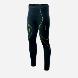 Кальсони HI-TEC Ikar Bottom-Black/Lime Punch M Чорні з лаймом (5902786060689)