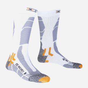 Шкарпетки X-Socks Ice Hockey Short X20342_X32 35/38 White-Grey (8300783396171) краща модель в Дніпрі