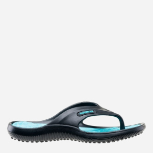 Сланці AquaWave Ilama Wmns 38 Black/Blue/Curacao (5902786156061) краща модель в Дніпрі