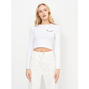 Топ Bershka 7603/545/250 L Белый (SZ07603545250041) лучшая модель в Днепре