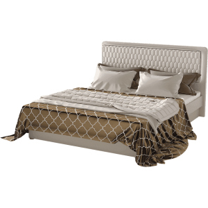 Ліжко Aqua Rodos Кристал 180 х 200 см Бежевий (АР000031945) краща модель в Дніпрі