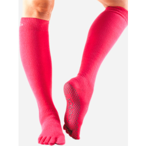 Шкарпетки ToeSox Grip Full Toe Scrunch Knee High S (36-38.5) Пурпурні (812035024643)