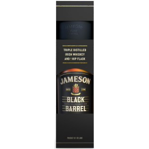 Виски Jameson Black Barrel 0.7 л 40% + фляга (5011007023577) лучшая модель в Днепре