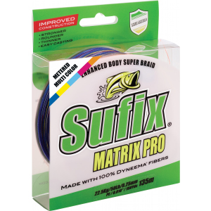 Шнур Sufix Matrix Pro 250 м 0.12 мм 8.1 кг PE0.6 18 LB Multi (DS1CB0148uDC2P) лучшая модель в Днепре