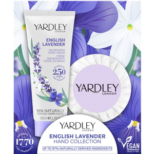 Набір Yardley Мило English Lavender 50 г Крем для рук English Lavender 30 г (5056179303577) краща модель в Дніпрі