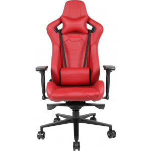 Кресло игровое Anda Seat Dracula Size M Red NAPA LEATHER (AD14-03-RB-L/C-R01) в Днепре