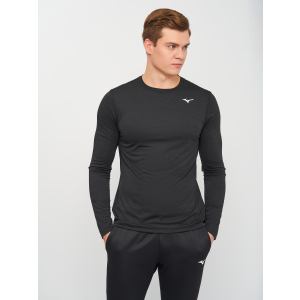 Рашгард Mizuno Impullse Core LS Tee J2GA752009 L Чорний (5054698296189) ТОП в Дніпрі