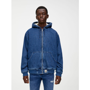 Джинсовая куртка Pull & Bear 9716/521/400 L Синяя джинс (09716521400045) в Днепре