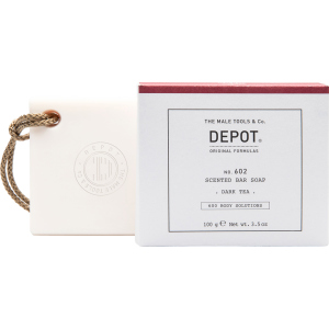 Мило для тіла Depot 602 Scented Bar Soap Dark Tea Темний чай 100 г (8032274111887) краща модель в Дніпрі