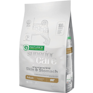 Сухой корм для собак Nature's Protection Superior Care Sensitive Skin&Stomach Adult Small Breeds 1.5 кг (NPSC45794) (4771317457943) лучшая модель в Днепре