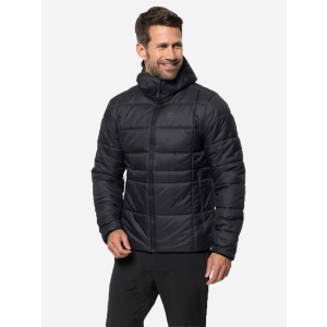 хорошая модель Пуховик синтетический Jack Wolfskin Argon Thermic Jacket M 1205302-6000 S Черный (4060477923413)