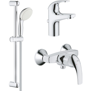 Набір змішувачів GROHE Start Curve 23805111 (23805000+23767000+27853001) краща модель в Дніпрі