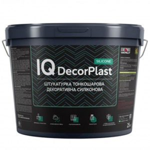 Силиконовая декоративная штукатурка Vamiut IQ DecorPlast SILICONE камешковый 1,0мм 25кг лучшая модель в Днепре