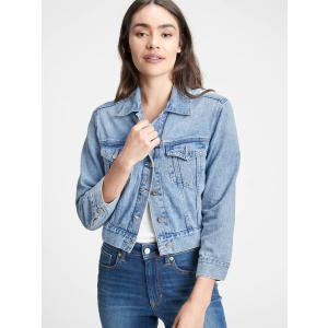 Джинсовая куртка GAP 368059847 XXL Голубая (1159758665) ТОП в Днепре