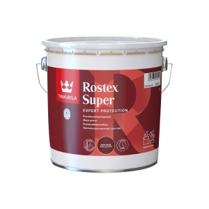 Грунт швидкосохнучий TIKKURILA ROSTEX SUPER для металу та оцинкування червоно-коричневий 3л в Дніпрі