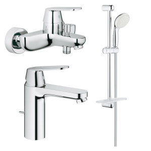 Набор смесителей Grohe Eurosmart M-Size 126112M ТОП в Днепре