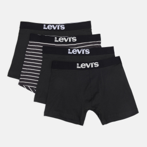 Трусы-шорты Levi's 100003048-002 XXL 4 шт Black/White (8720245089340) лучшая модель в Днепре