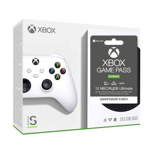 Microsoft Xbox Series S 512Gb + Xbox Game Pass Ultimate (12 місяців) ТОП в Дніпрі