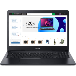 Ноутбук Acer Aspire 3 A315-34-P1VK (NX.HE3EU.05D) Charcoal Black краща модель в Дніпрі