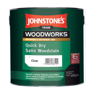 Антисептик, що швидко висихає, Johnstone's Quick Dry Satin Woodstain 0,75 л в Дніпрі