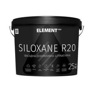 Фасадна штукатурка ELEMENT PRO SILOXANE R20 25 кг Біла ТОП в Дніпрі