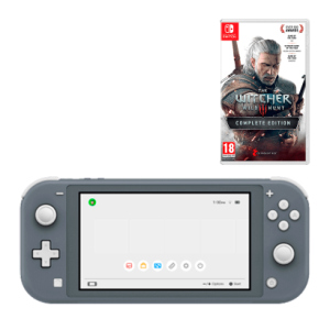 Набір Консоль Nintendo Switch Lite 32GB Grey Новий + Гра Nintendo Switch Witcher 3 Wild Hunt Complete Edition Англійська Версія Новий ТОП в Дніпрі