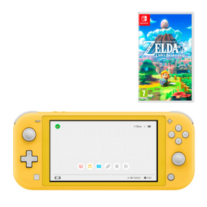 Набір Консоль Nintendo Switch Lite 32GB Yellow Новий + Гра The Legend of Zelda: Link's Awakening Nintendo Switch Російські Субтитри Новий краща модель в Дніпрі