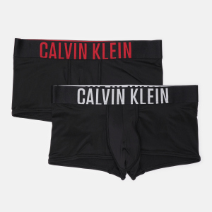 Трусы-шорты Calvin Klein Underwear Low Rise Trunk NB2599A-X2M 2 шт L Black W. Strawberry Shake/White Wb (8719854631163) в Днепре