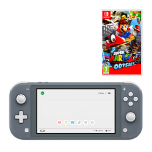 купити Набір Консоль Nintendo Switch Lite 32GB Grey Новий + Гра Super Mario Odyssey Nintendo Switch Російські Субтитри Новий